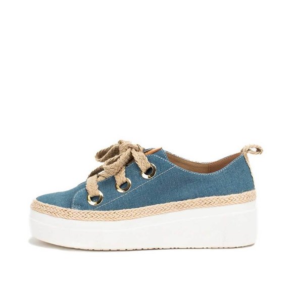 Yellow Box Shoes - Yellow Box Holland Platform Tennie Shoe